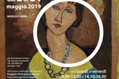 La locandina della mostra "Falsi d'Autore"